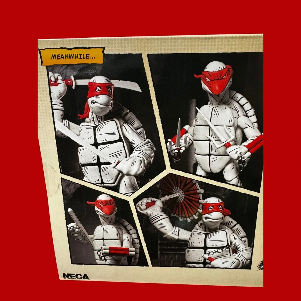 NECA TMNT The First Turtles Black & White Variant 2-Pack Action Figures NEW
